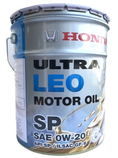 【HONDA(ホンダ)】純正エンジンオイル LEO SP 0W-20 20L (08227-99977)