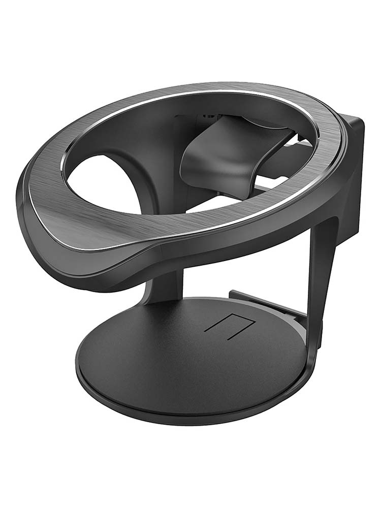 【kashimura(カシムラ)】アルミプレートドリンクホルダー BK (AK-217)<取り寄せ商品>