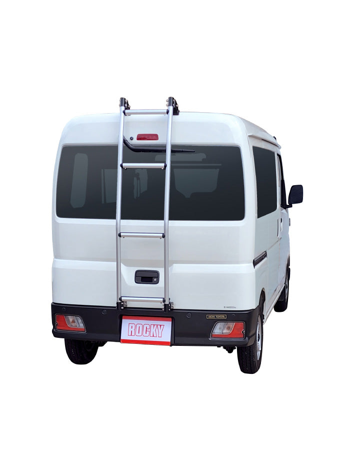 【ROCKY(ロッキー) 】 リアラダー アルミ ハイゼット シルバー (AK-19)<取り寄せ商品>