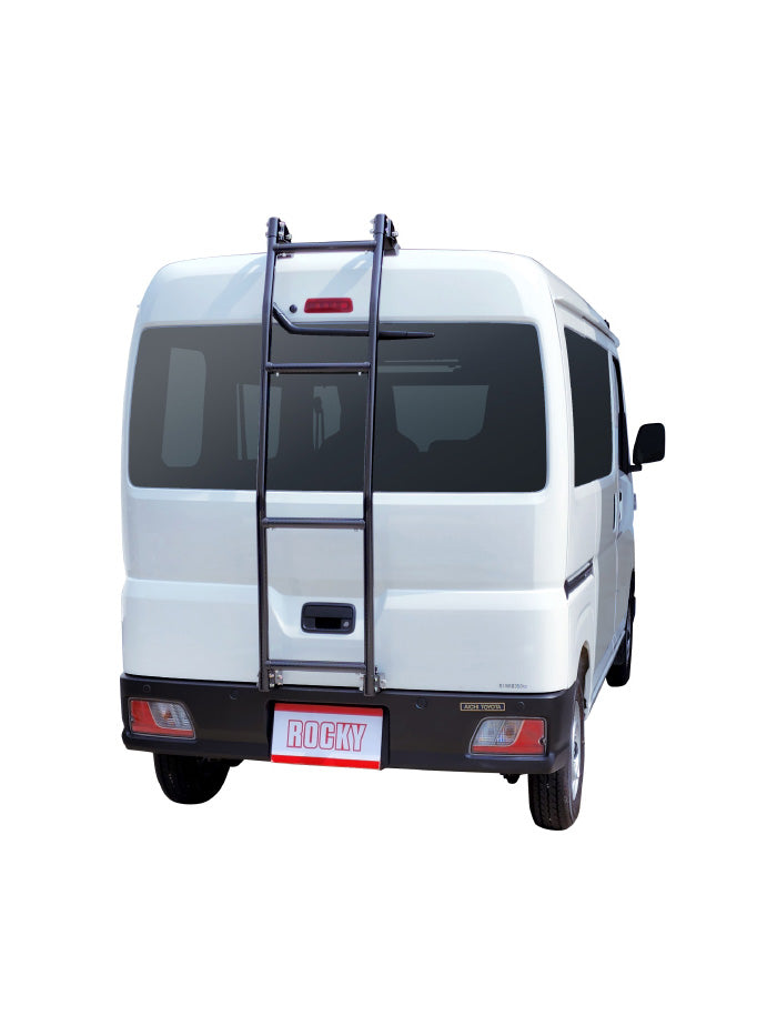 【ROCKY(ロッキー) 】 リアラダー アルミ ハイゼット ブラック (AK-19B)<取り寄せ商品>