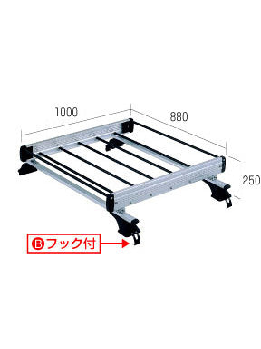 【ROCKY(ロッキー) 】 ルーフキャリア (SB-01)<取り寄せ商品>