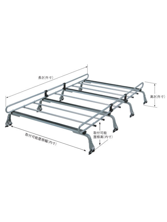 【ROCKY(ロッキー) 】 ルーフキャリア (ZM-422M)<取り寄せ商品>