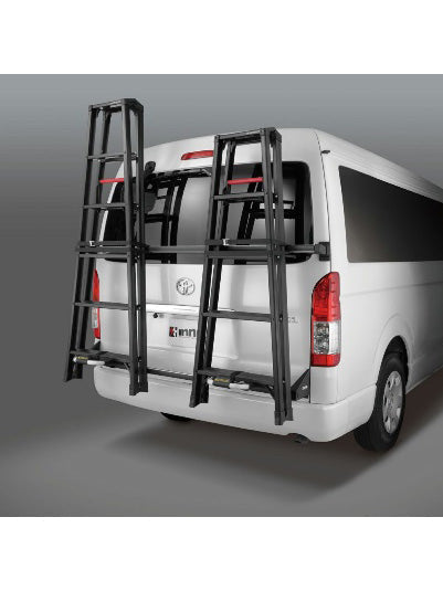 【INNO-PRO】 業務用脚立/ハシゴリアキャリア ハイエース200系ワイドボディ・ミドルルーフ (BU601)<取り寄せ商品>