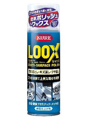 【呉工業】簡単ポリッシュ&ワックスLOOX 　180ml (1184)