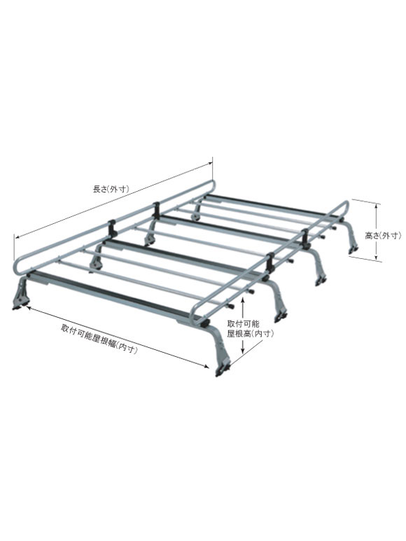【ROCKY(ロッキー) 】 ルーフキャリア (ZM-403H)